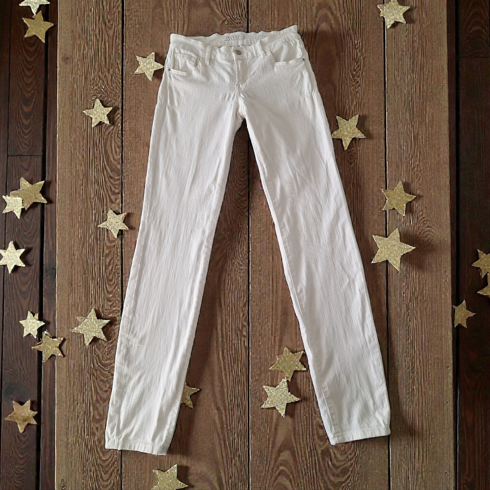 Guess Ivory Curvy Skinny Jeans